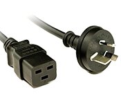 Turbo X CB-PS-105-TX 1M 15A Wall to C19 Power Cable