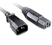 Turbo X CB-PS-127-TX 2M C14 to C15 High Temperature Power Cable