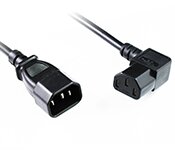 Turbo X CB-PS-166-TX 2M Right Angle C13 to C14 Power Cable