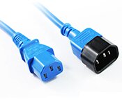 Turbo X CB-PS-179-TX 2M Blue IEC C13 to C14 Power Cable