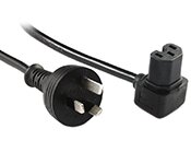 Turbo X CB-PS-231T-TX 2M Wall To Upward Right Angle High Temperature C15 Power cable