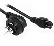 Turbo X CB-PS-264-TX 2M Right Angle Wall Plug To IEC C5 Power Cable