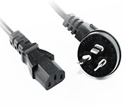 Turbo X CB-PS-277-TX 1M Right Angle Plug To C13 Power Cable