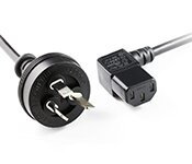Turbo X CB-PS-40-TX 2M Wall to Right Angle IEC C13 Power Cable