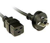 Turbo X CB-PS-59-TX 2M C19 Power Cord With 10A Plug