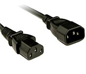 Turbo X CB-PS-61-TX 1M IEC C13 To C14 Power Cable