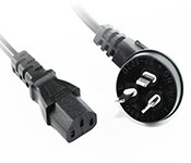 Turbo X CB-PS-97-TX 3M Right Angle Plug To C13 Power Cable