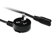 Turbo X CB-PS-99-TX 2M Right Angle Wall To C7 Power Cable
