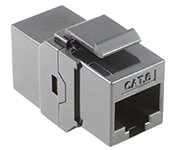 Turbo X CB-RJ45-66-TX CAT6 Keystone Inline Coupler ( Black )