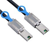 Turbo X CB-SAS-E-22-TX 2M External Mini SAS26 Pin SFF-8088 to 4 x Mini SAS26 Pin SFF-8088 Cable