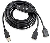 Turbo X CB-U2EX-10MX2-TX 10M 2 Port USB 2.0 Active Repeater Cable