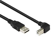 Turbo X CB-USB2-100-TX 2M USB 2.0 AM To Up Angle BM Cable