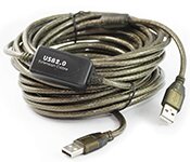 Turbo X CB-USB2AA-10M-TX 10M USB 2.0 AM-AM Active Cable