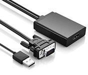 Turbo X CB-VGA-HDMI-TX 50CM VGA to HDMI Converter Cable With Audio