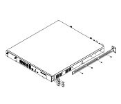 Check Point CPAC-RAILS-EXT-5000 Extended slide rails for 5000 Appliances (24” - 36”)
