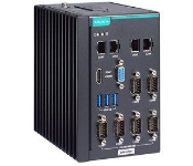Moxa DRP-A100-E4-2L4C-T Din-Rail Type, Atom X6425E, 8Gb Ddr4, Comx6, Lanx4, Usb 3.0X3, Vga+Hdmi, 12/24 Vdc