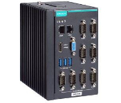 Moxa DRP-A100-E4-6C-T Din-Rail Type, Atom X6425E, 8Gb Ddr4, Comx8, Lanx2, Usb 3.0X3, Vga+Hdmi, 12/24 Vdc