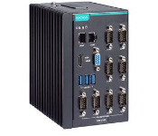 Moxa DRP-C100-C5-6C-T Din-Rail Type, Core I5-1145G7E, 8Gb Ddr4, Comx8, Lanx2, Usb 3.0X3, Vga+Hdmi, 12/24 Vdc