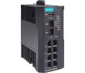 Moxa EDR-G9010-VPN-2MGSFP-T 8 Gbe Copper + 2 Gbe Sfp Multiport Industrial Secure Router With Firewall/Nat/Vpn, 12/24/48 Vdc Input Voltage, -40 To 75C Operating Temperature