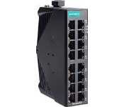 Moxa EDS-2016-ML Unmanaged Ethernet Switch With 16 10/100Baset(X) Ports, Dual 12/24/48 Power Inputs, -10 To 60 C Operating Temperature