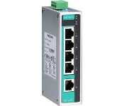 Moxa EDS-205A Unmanaged Ethernet Switch With 5 10/100Baset(X) Ports, -10 To 60 C Operating Temperature
