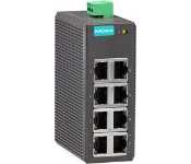 Moxa EDS-208 Entry-Level Unmanaged Ethernet Switch With 8 10/100Baset(X) Ports, Plastic Housing, -10 To 60 C Operating Temperature