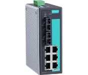 Moxa EDS-308-SS-SC-T Unmanaged Ethernet Switch With 6 10/100Baset(X) Ports, 2 100Basefx Single-Mode Ports With Sc Connectors, Relay Output Warning, -40 To 75 C Operating Temperature