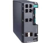 Moxa EDS-4008-2GT-2GS-LV-T Managed Gigabit Ethernet Switch With 4 10/100Baset(X) Ports, 2 10/100/1000Baset(X), 2 100/1000Basesfp Ports, Dual Power Supply 12/24/48 Vdc, -40 To 75 C Operating Temperature