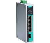 Moxa EDS-G205A-4PoE-1GSFP Unmanaged Gigabit Poe Switch With 4 Poe 10/100/1000Baset(X) Ports, 1 1000Basex (Sfp Slot) Port, 0 To 60C Operating Temperature