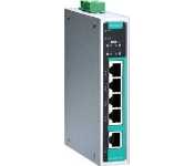 Moxa EDS-G205A-4PoE Unmanaged Gigabit Poe Switch With 4 Poe 10/100/1000Baset(X) Ports, 1 1000Baset Port, 0 To 60C Operating Temperature