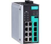Moxa EDS-G512E-8PoE-4GSFP-T Managed Full Gigabit Ethernet Switch With 8Poe+Gbe Ports,And 4 100/1000Base Sfp Slots,-40C To 75C