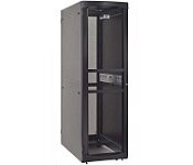 Eaton ETN61247 Enclosure, 47U, 600mm Wide, 1200mm Deep, Curved Front Door, Castors, Assembled