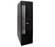 Eaton ETN81242 Enclosure, 42U, 800mm Wide, 1200mm Deep, Curved Front Door, Castors, Assembled