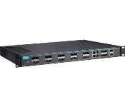 Moxa ICS-G7826A-20GSFP-2XG-HV-HV-T Layer 3 Full Gigabit Managed Ethernet Switch With 20 100/1000Basesfp Slots, 4 10/100/1000Baset(X) Or 100/1000Basesfp Slot Combo Ports, 2 10Gbe Sfp+ Slots, 2 Isolated Power Supplies (85 To 264 Vac), -40 To 75C Operating Temperature