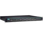 Moxa IKS-G6524A-20GSFP-4GTXSFP-HV-HV-T
 Layer 2 Full Gigabit Managed Ethernet Switch With 20 100/1000Basesfp Slots, 4 10/100/1000Baset(X) Or 100/1000Basesfp Slot Combo Ports, 2 Isolated Power Supplies (85 To 264 Vac), -40 To 75 C Operating Temperature