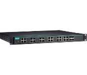 Moxa IKS-G6524A-4GTXSFP-HV-HV Layer 2 Full Gigabit Managed Ethernet Switch With 20 10/100/1000Baset(X) Ports, 4 10/100/1000Baset(X) Or 100/1000Basesfp Slot Combo Ports, 2 Isolated Power Supplies (85 To 264 Vac), 0 To 60C Operating Temperature