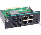 Moxa IM-6700A-2MST4TX Fast Ethernet Module With 2 Multi-Mode 100Basefx Ports With St Connectors, 4 10/100Baset(X) Ports