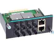 Moxa IM-6700A-4MST2TX Fast Ethernet Module With 4 Multi-Mode 100Basefx Ports With St Connectors, 2 10/100Baset(X) Ports