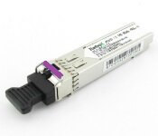 Turbo X J9142B HP Enterprise Compatible 1000BASE-BX10-D SFP 1310nm TX/1490nm RX 10km w/DOM Single Mode Simplex LC TurboX
