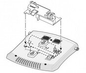 Aruba JW057A RAP-100-MNT RAP-100 Series AP Wall and Ceiling Mount Kit