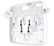 Aruba JY706A AP-220-MNT-W3 White Low Profile Box Style Secure Large AP Flat Surface Mount Kit