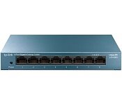 TPLink LS108G TP-LINK 8 PORT GIGABIT SWITCH, STEEL CASE, ENERGY SAVING