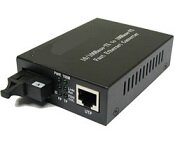 Turbo X MC-1000BT-SCBXU20-TX TurboX 1x 10/100/1000Base-T RJ45 to 1x Simplex SC 1000BaseU 1310nmTx/1550nm Rx Single-mode Single-Strand SC 20km WDM Media Converter 