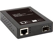 Turbo X MC-1000BTP-SFP-TX TurboX 10/100/1000Base-T Power Over Ethernet (PoE) to 1000Base-X SFP (without SFP) Power Sourcing Equipment (PSE) Media Converter TAA Compliant