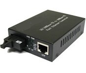Turbo X MC-100BT-SCBXU20-TX TurboX 1x 10/100Base-T RJ45 to 1x Simplex SC 100BaseU 1310nmTx/1550nm Rx Single-mode Single-Strand SC 20km WDM Media Converter