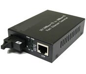 Turbo X MC-100BT-SCEZX120-TX TurboX 10/100Base-T RJ45 to 100M Single Mode Fiber SC Connector 120km Media Converter