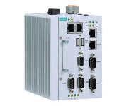 Moxa MC-1122-E2-T X86 Embedded Computer With Intel Atom Dual-Core E3826 Processor, 1 Cfast Socket, 1 Vga, 2 Usbs, 4 Gigalans, 4 Serial Ports, 4 Dis, 4 Dos, 1 Mini-Pcie Socket, 12 To 36 Vdc Power, 4 Gb Ram Pre-Installed