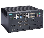 Moxa MC-7410-C1-AC X86 Computer With Celeron G3902E Cpu, 5X Lan, 9X Usb, 4X Serial, 2X Ssd, Ac Power