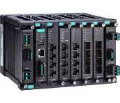 Moxa MDS-G4020-L3-T Layer 3 Full Gigabit Modular Managed Ethernet Switch With 4 Fixed Gigabit Ethernet Ports, 4 Slots For Optional 4-Port Ge/Fe Modules, 2 Slots For Isolated Power Modules, Up To 20 Gigabit Ethernet Ports, -40 To 75C Operating Temperature