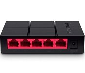 TPLink MS105G TP-LINK MERCUSYS 5 PORT 10/100/1000 Mbps DESKTOP SWITCH, GbE(5)
